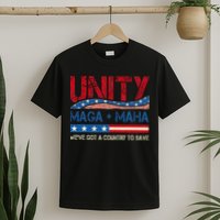 Unity Maga Maha WeVe Got A Country To Save American Flag T-Shirt