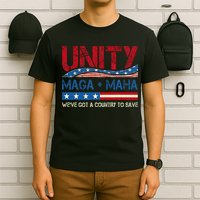 Unity Maga Maha WeVe Got A Country To Save American Flag T-Shirt