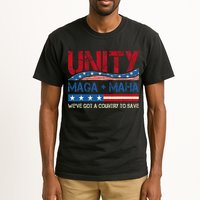 Unity Maga Maha WeVe Got A Country To Save American Flag Tall T-Shirt