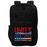 Unity Maga Maha WeVe Got A Country To Save American Flag Impact Tech Backpack