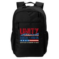 Unity Maga Maha WeVe Got A Country To Save American Flag Backpack