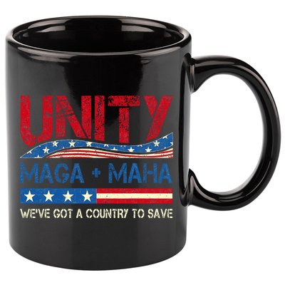 Unity Maga Maha WeVe Got A Country To Save American Flag 11oz C Handle Ceramic Mug