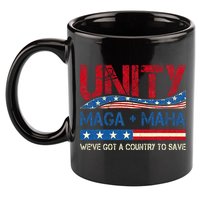 Unity Maga Maha WeVe Got A Country To Save American Flag 11oz C Handle Ceramic Mug