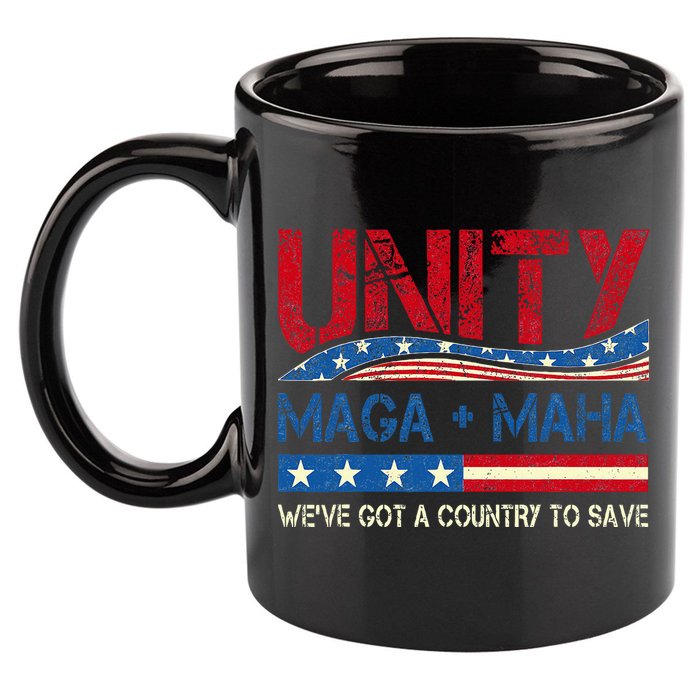 Unity Maga Maha WeVe Got A Country To Save American Flag 11oz C Handle Ceramic Mug