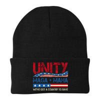 Unity Maga Maha WeVe Got A Country To Save American Flag Beanie