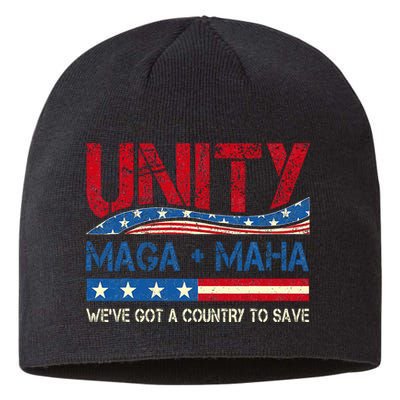 Unity Maga Maha WeVe Got A Country To Save American Flag Sustainable Beanie