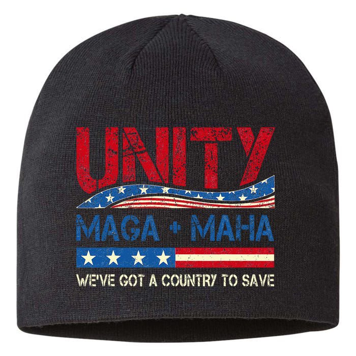 Unity Maga Maha WeVe Got A Country To Save American Flag Sustainable Beanie