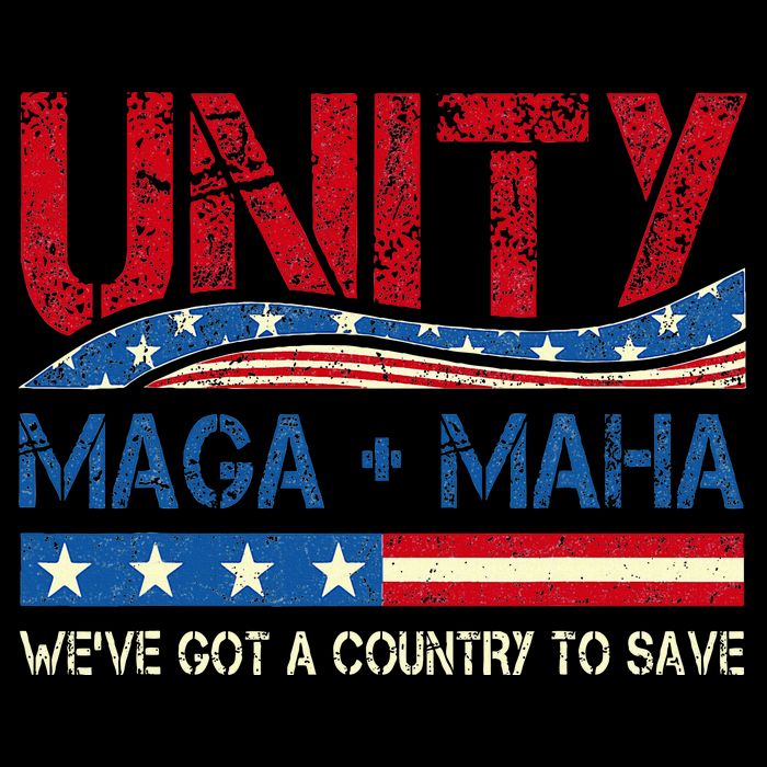 Unity Maga Maha WeVe Got A Country To Save American Flag 16 in Basic Backpack