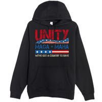 Unity Maga Maha WeVe Got A Country To Save American Flag Premium Pullover Hoodie