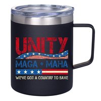 Unity Maga Maha WeVe Got A Country To Save American Flag 12oz Stainless Steel Coffee Mug