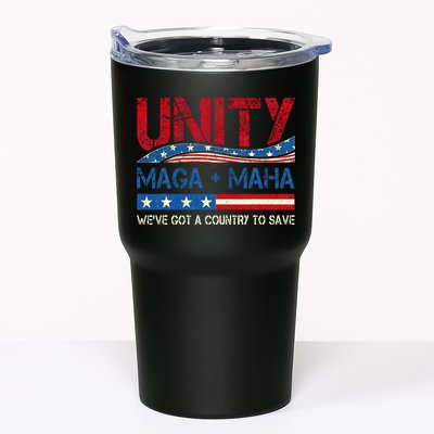 Unity Maga Maha WeVe Got A Country To Save American Flag Tumbler