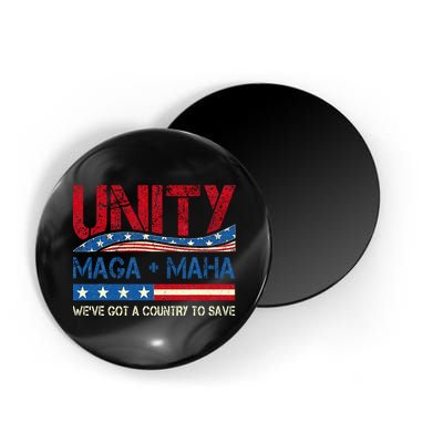 Unity Maga Maha WeVe Got A Country To Save American Flag Magnet