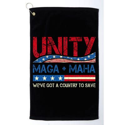 Unity Maga Maha WeVe Got A Country To Save American Flag Golf Towel