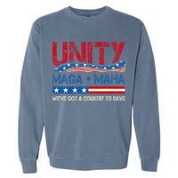 Unity Maga Maha WeVe Got A Country To Save American Flag Garment-Dyed Sweatshirt
