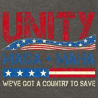 Unity Maga Maha WeVe Got A Country To Save American Flag Cotton Canvas Backpack