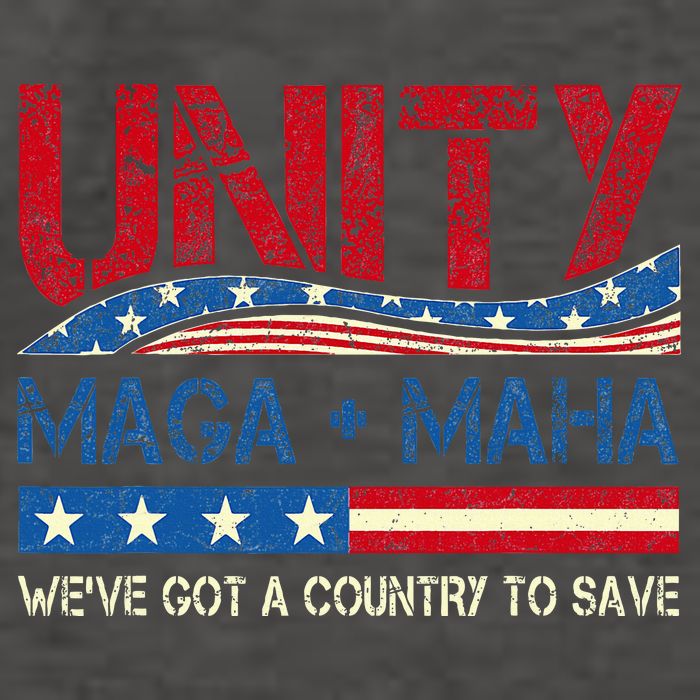 Unity Maga Maha WeVe Got A Country To Save American Flag Vector Backpack
