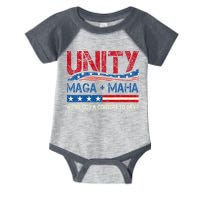 Unity Maga Maha WeVe Got A Country To Save American Flag Infant Baby Jersey Bodysuit