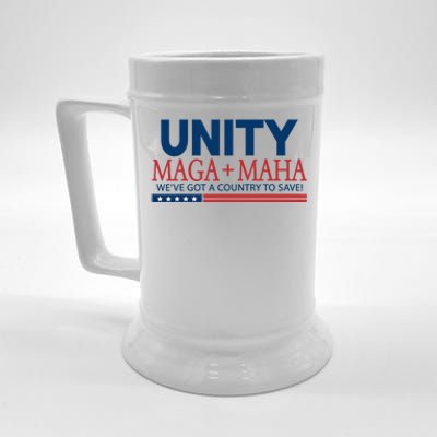 Unity Maga Maha WeVe Got A Country To Save Beer Stein