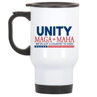 Unity Maga Maha WeVe Got A Country To Save Stainless Steel Travel Mug