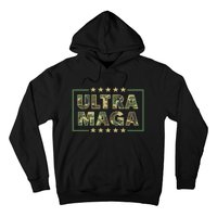 Ultra MAGA Military Camouflage Pro Donald Trump 2024 Hoodie