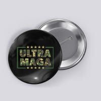 Ultra MAGA Military Camouflage Pro Donald Trump 2024 Button