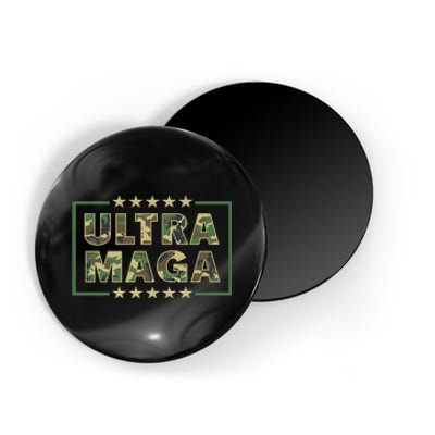 Ultra MAGA Military Camouflage Pro Donald Trump 2024 Magnet