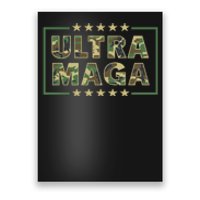 Ultra MAGA Military Camouflage Pro Donald Trump 2024 Poster