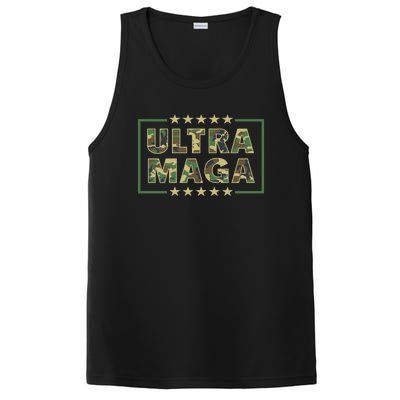 Ultra MAGA Military Camouflage Pro Donald Trump 2024 PosiCharge Competitor Tank