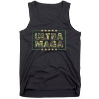 Ultra MAGA Military Camouflage Pro Donald Trump 2024 Tank Top