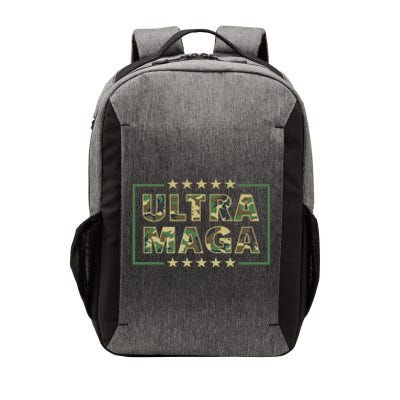 Ultra MAGA Military Camouflage Pro Donald Trump 2024 Vector Backpack