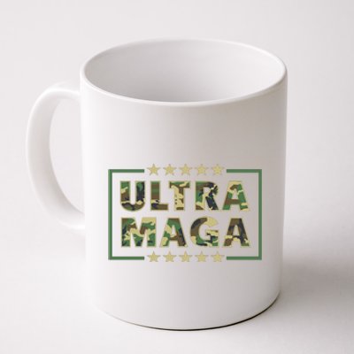 Ultra MAGA Military Camouflage Pro Donald Trump 2024 Coffee Mug