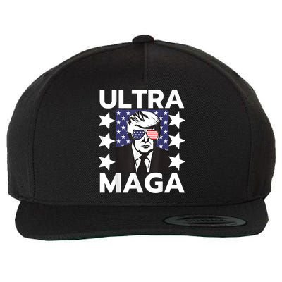 Ultra Maga Make America Great Again Wool Snapback Cap