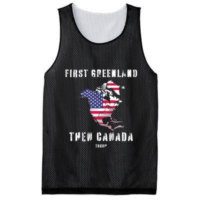 Updated Map Of America Canada And Greenland Trump Mesh Reversible Basketball Jersey Tank