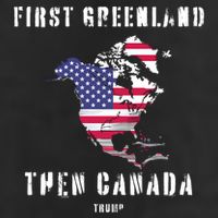Updated Map Of America Canada And Greenland Trump Hat