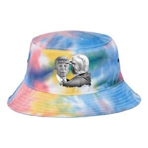 Ultra Maga Proud Ultra Maga Funny Biden Trump Meme Tie Dye Newport Bucket Hat