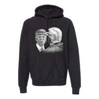 Ultra Maga Proud Ultra Maga Funny Biden Trump Meme Premium Hoodie