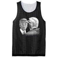 Ultra Maga Proud Ultra Maga Funny Biden Trump Meme Mesh Reversible Basketball Jersey Tank