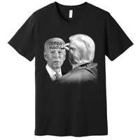 Ultra Maga Proud Ultra Maga Funny Biden Trump Meme Premium T-Shirt