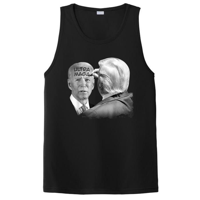 Ultra Maga Proud Ultra Maga Funny Biden Trump Meme PosiCharge Competitor Tank