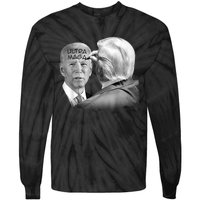 Ultra Maga Proud Ultra Maga Funny Biden Trump Meme Tie-Dye Long Sleeve Shirt