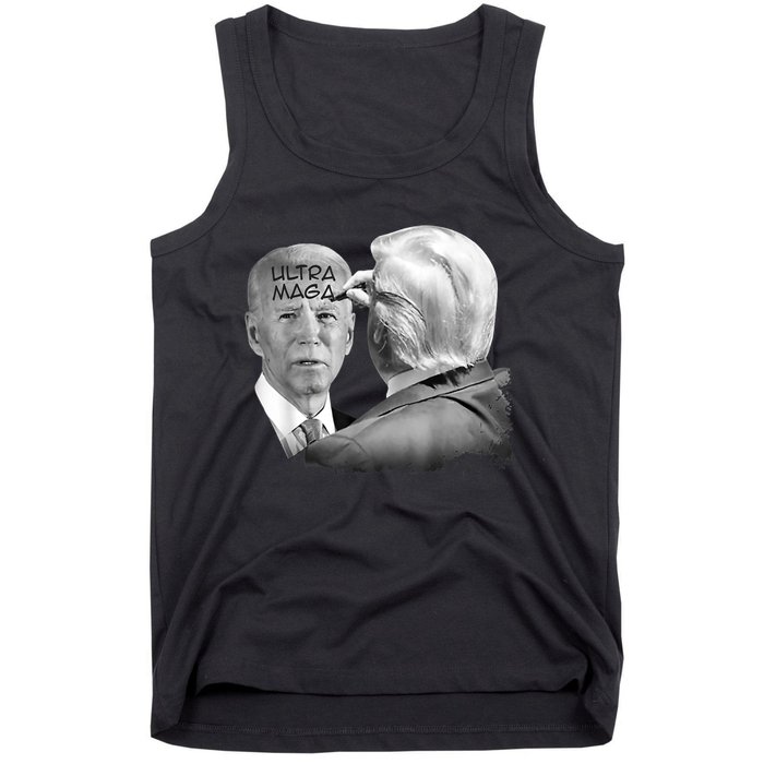 Ultra Maga Proud Ultra Maga Funny Biden Trump Meme Tank Top