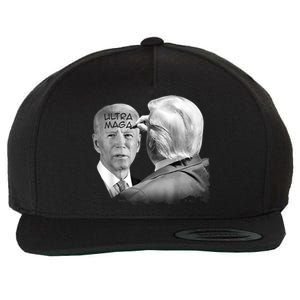 Ultra Maga Proud Ultra Maga Funny Biden Trump Meme Wool Snapback Cap