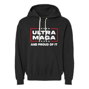 Ultra Maga Proud Ultra-Maga Garment-Dyed Fleece Hoodie