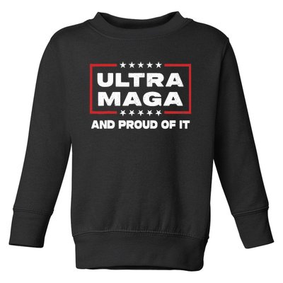 Ultra Maga Proud Ultra-Maga Toddler Sweatshirt