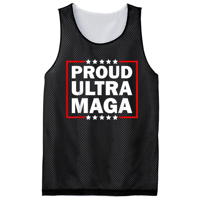 Ultra Maga Proud Ultra Maga Mesh Reversible Basketball Jersey Tank