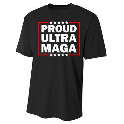 Ultra Maga Proud Ultra Maga Performance Sprint T-Shirt