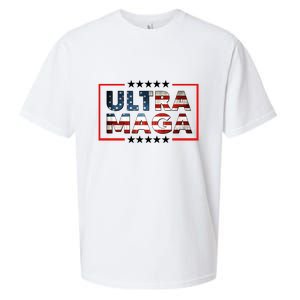 Ultra Maga Proud Patriotic American Flag Graphic UltraMaga Plus Size Shirts Sueded Cloud Jersey T-Shirt