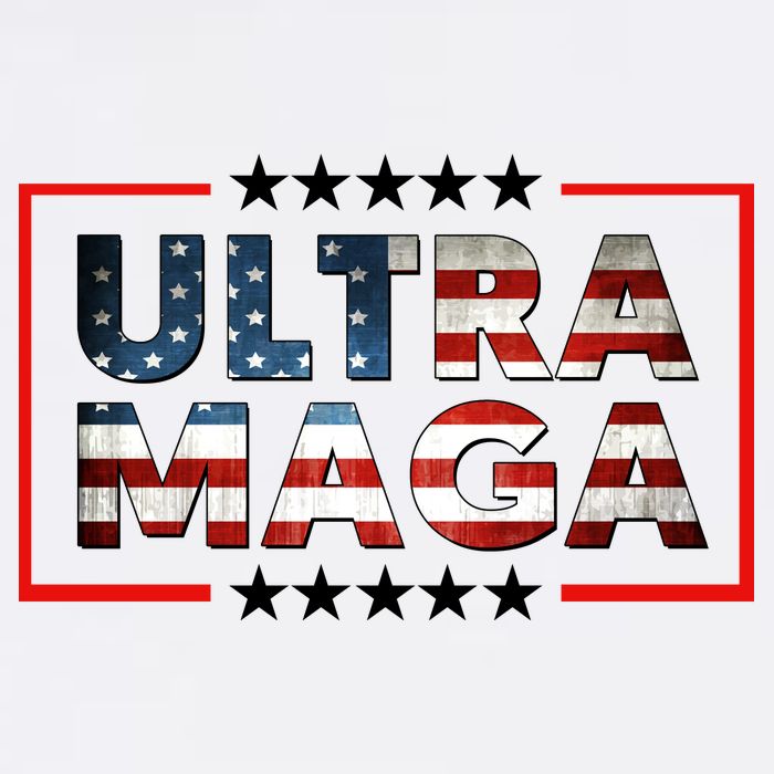 Ultra Maga Proud Patriotic American Flag Graphic UltraMaga Plus Size Shirts Cooling Performance Crew T-Shirt