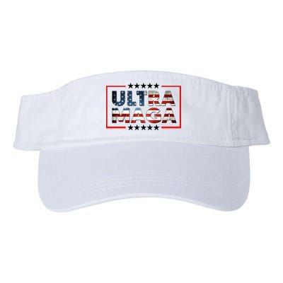 Ultra Maga Proud Patriotic American Flag Graphic UltraMaga Plus Size Shirts Visor