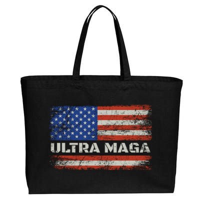 Ultra Maga Proud Ultra Maga 1 Cotton Canvas Jumbo Tote